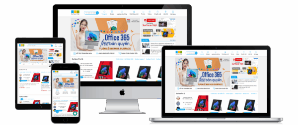 Theme wordpress bán máy tính và phụ kiện - Mẫu số 1
